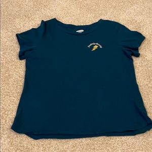 Greenish blueish t- shirt